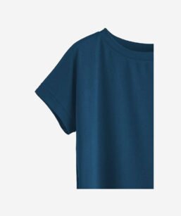 Women Solid Round Neck Cotton  T-Shirt